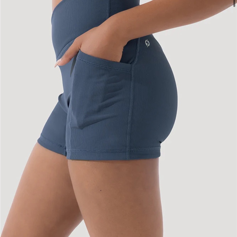 Popflex CrissCross Hourglass Midi Shorts